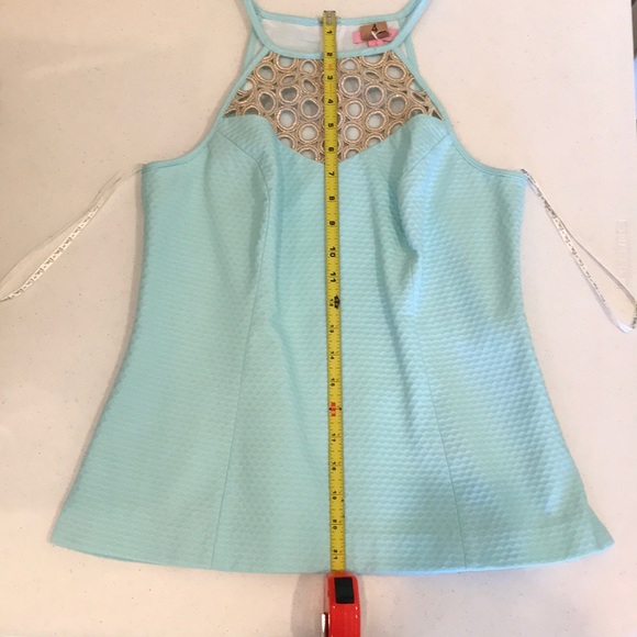 Lilly Pulitzer Larina Top Pool Blue - Picture 6 of 7